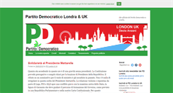 Desktop Screenshot of partitodemocratico.org.uk